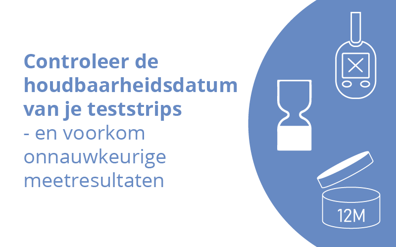 Banner over houdbaarheid teststrips